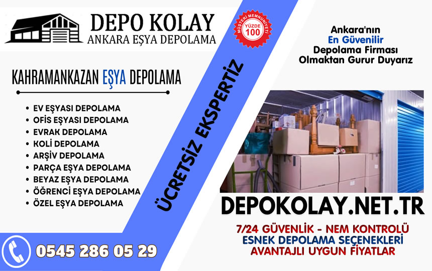 Kahramankazan Eşya Depolama