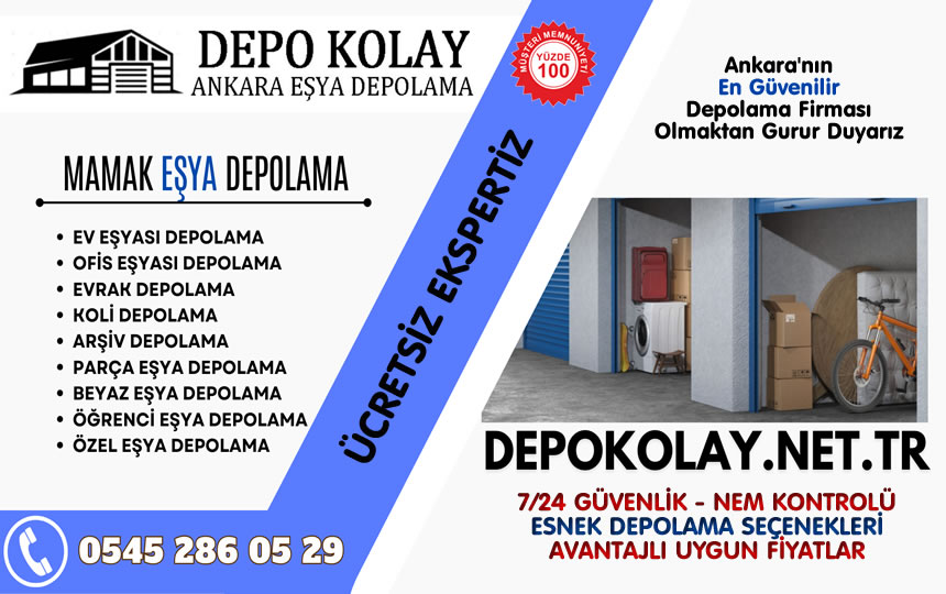 Mamak Eşya Depolama