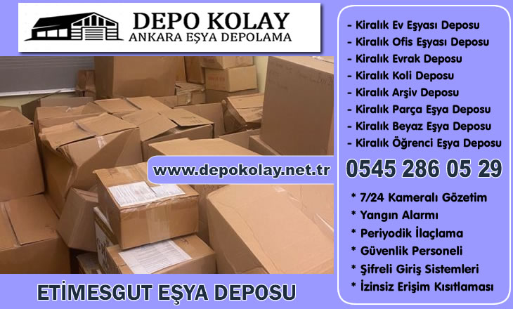 Etimesgut Kiralık Eşya Deposu