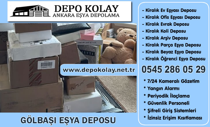 Gölbaşı Kiralık Eşya Deposu