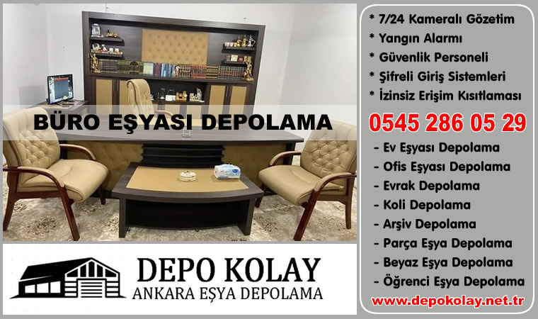 Ankara Büro Eşyası Depolama