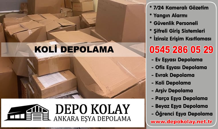 Ankara Koli Depolama